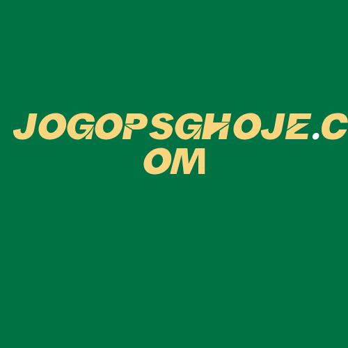 Logo da JOGOPSGHOJE